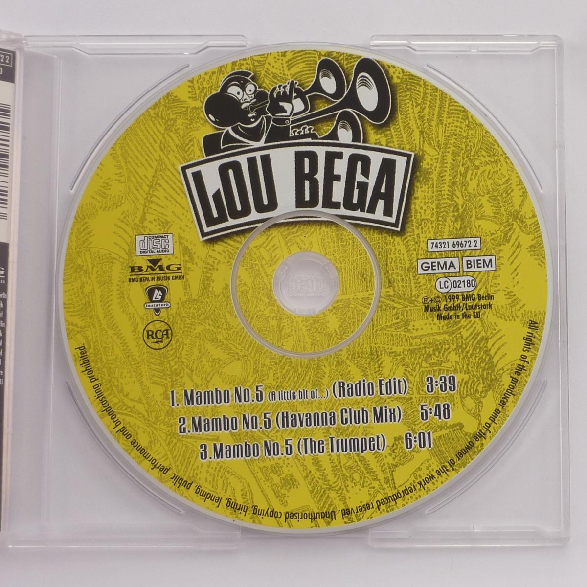 Lou Bega Mambo No. 5 (A Little Bit Of...) CD Single