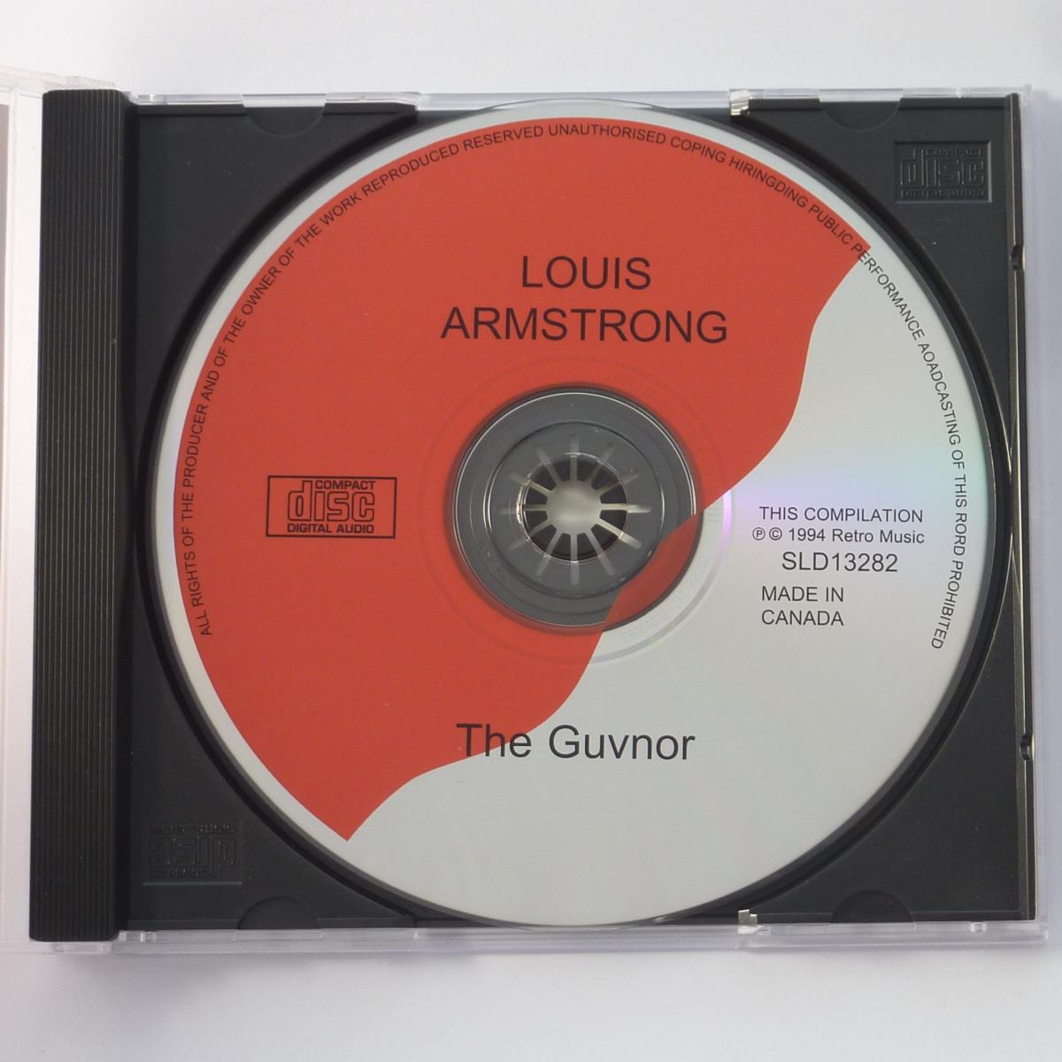 Louis Armstrong The Guvnor CD Compilation