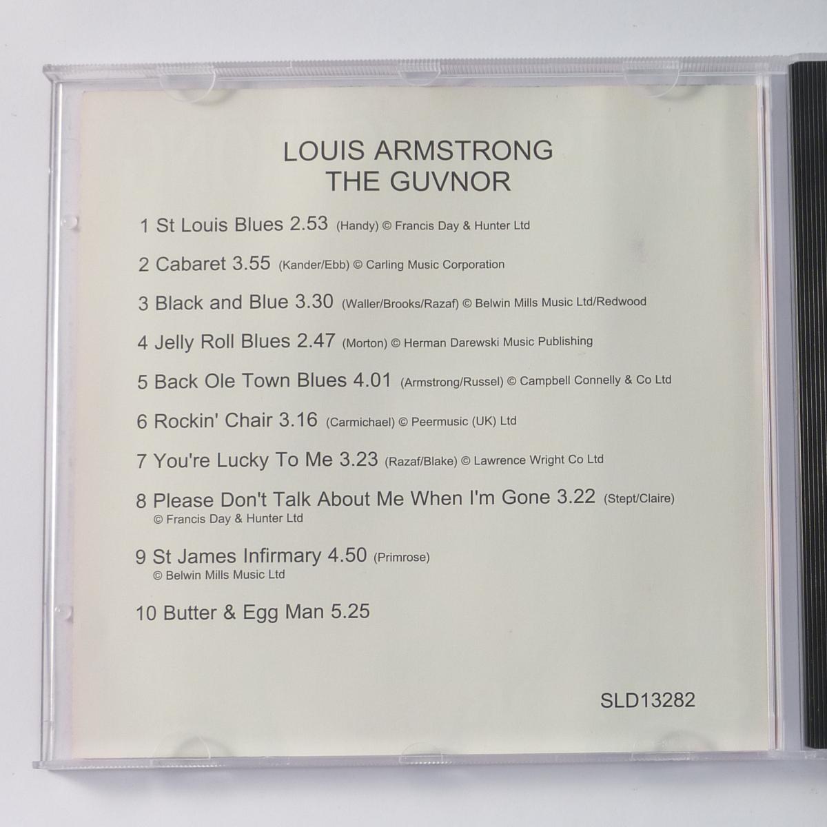 Louis Armstrong The Guvnor CD Compilation
