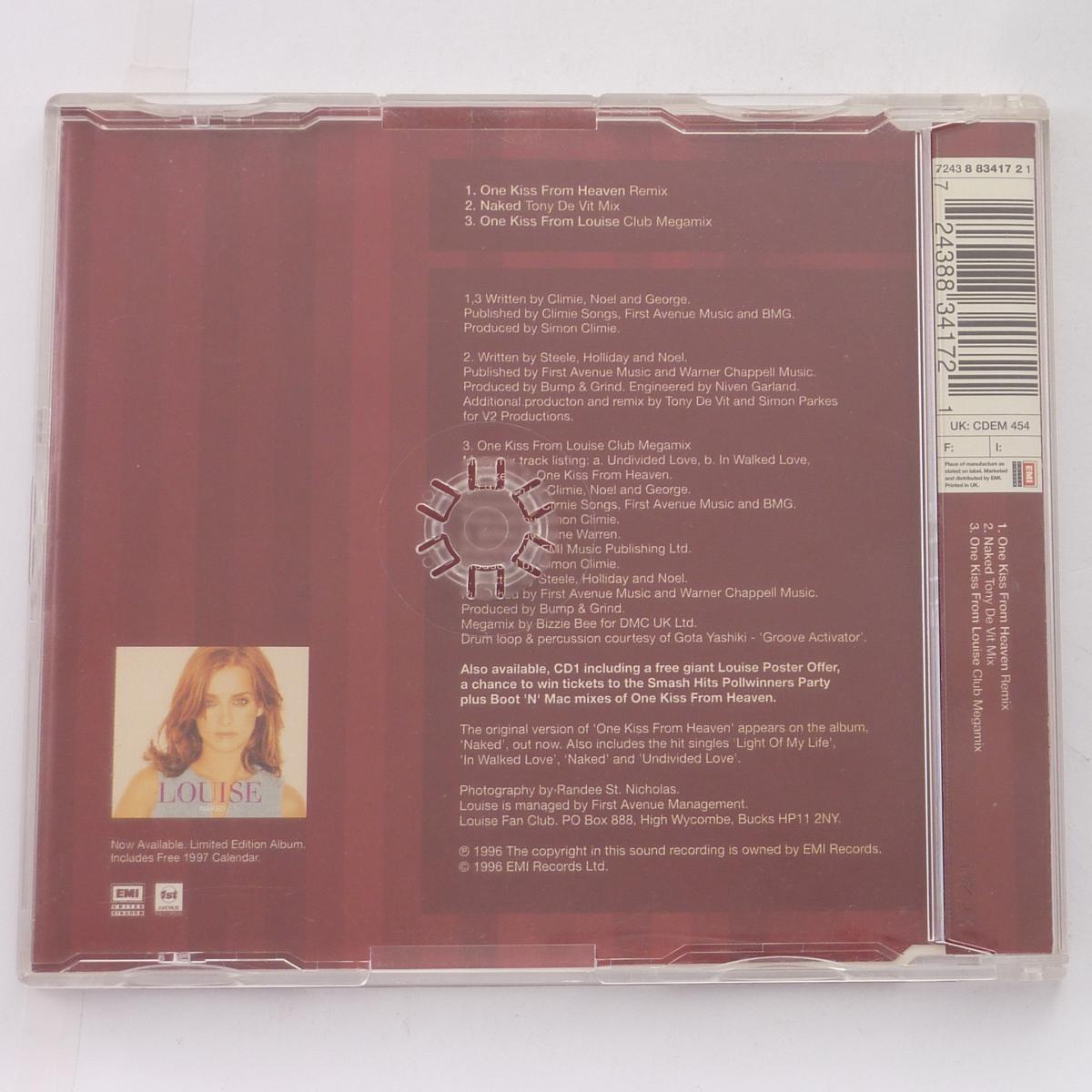 Louise One Kiss From Heaven CD Single CD2