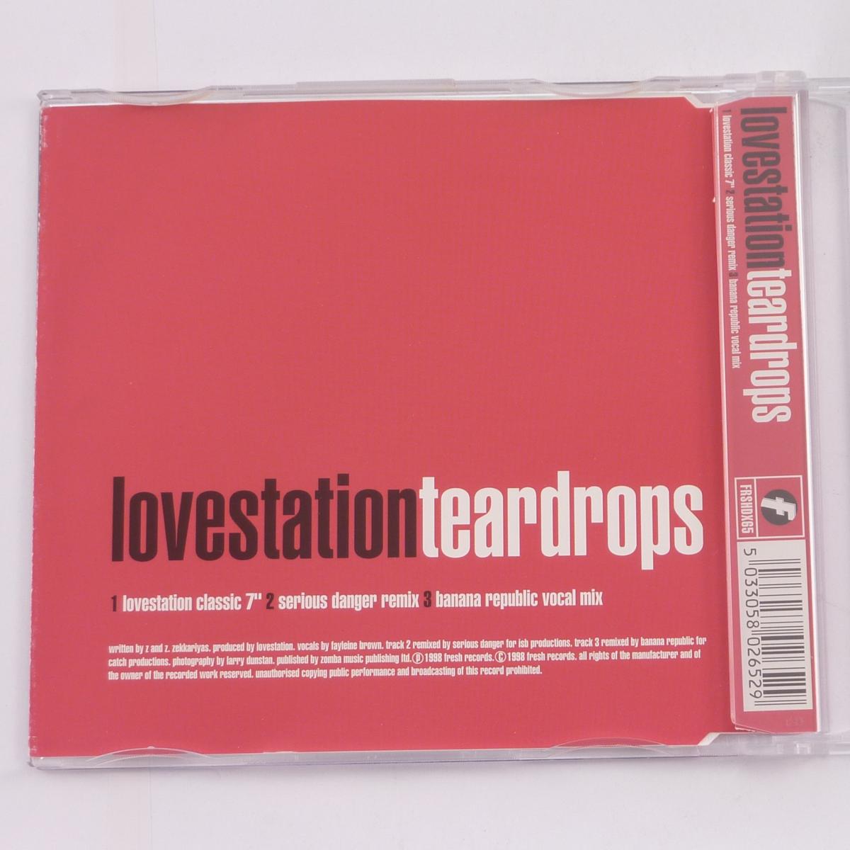 Lovestation Teardrops CD Single