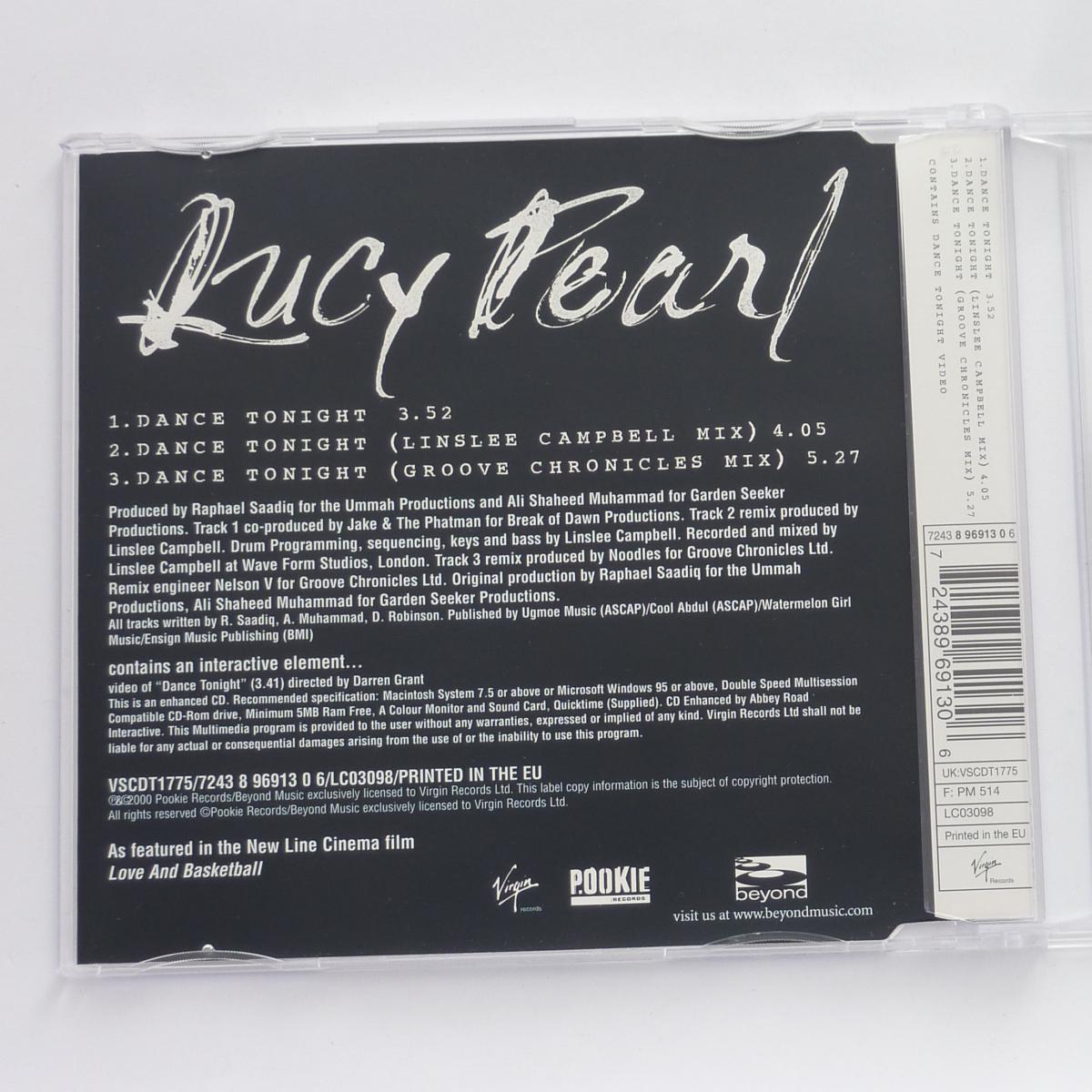 Lucy Pearl Dance Tonight CD Single Enhanced