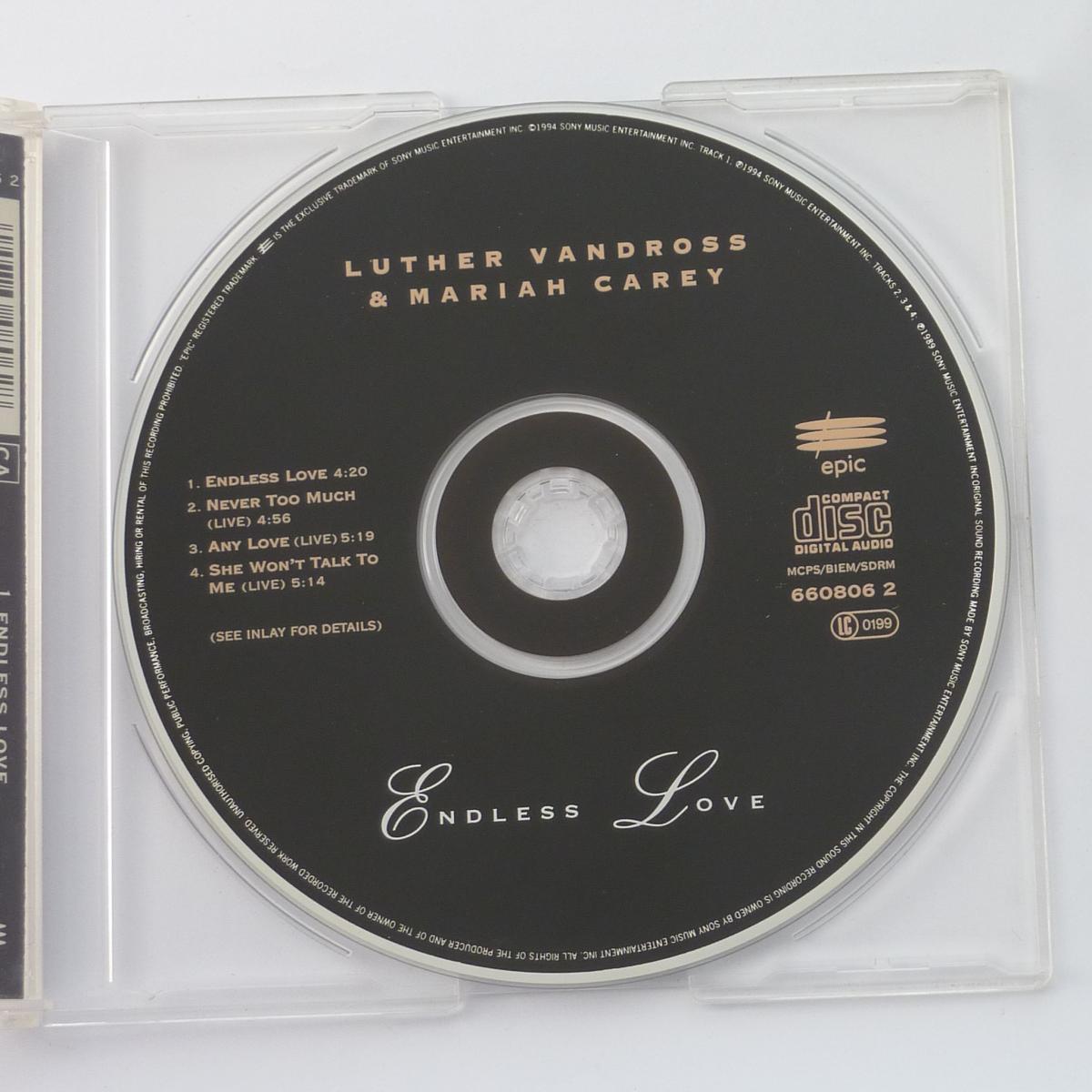Luther Vandross & Mariah Carey Endless Love CD Single