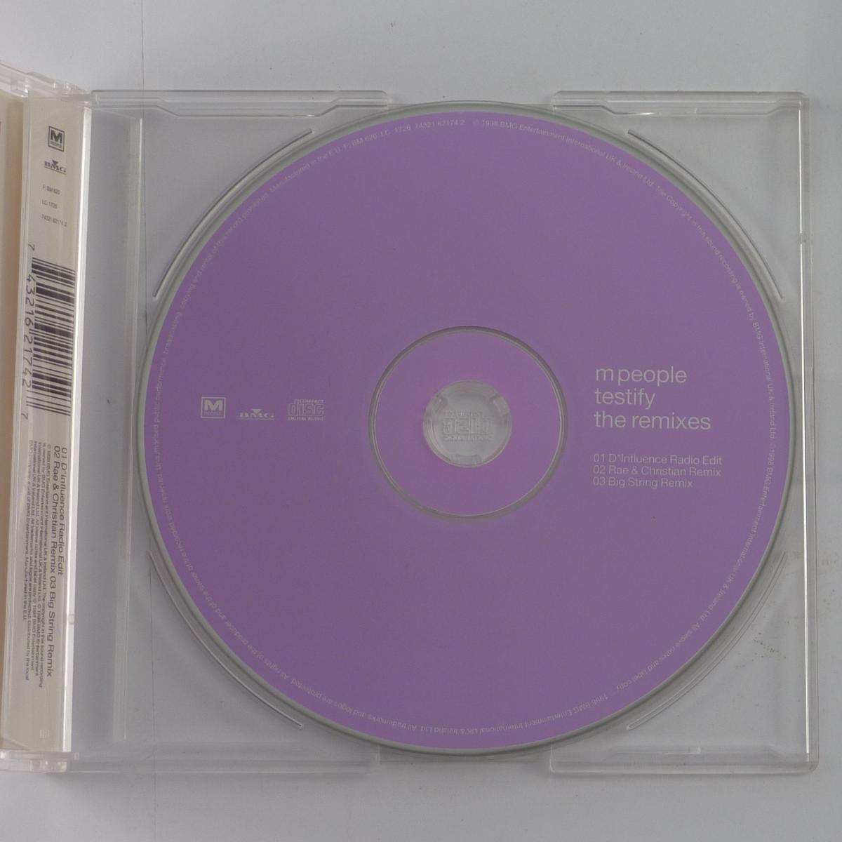 M People Testify (The Remixes) CD Single