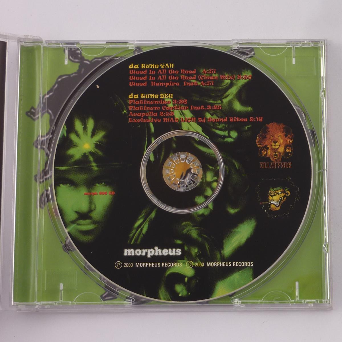 Mad Lion Weed Is All We Need / Platinumize CD Single