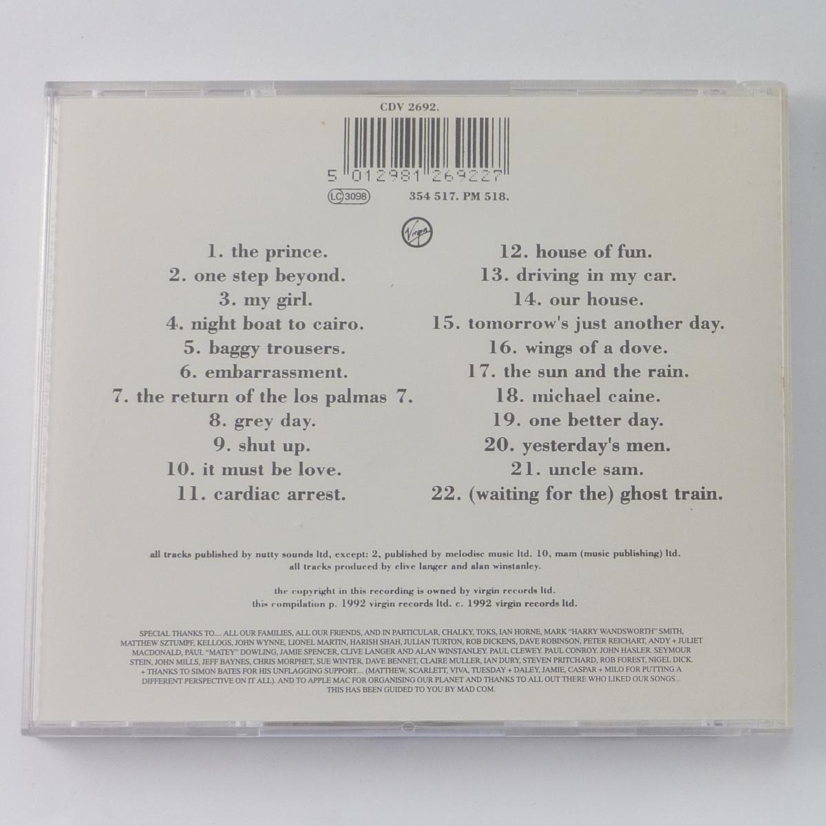 Madness Divine Madness CD Compilation