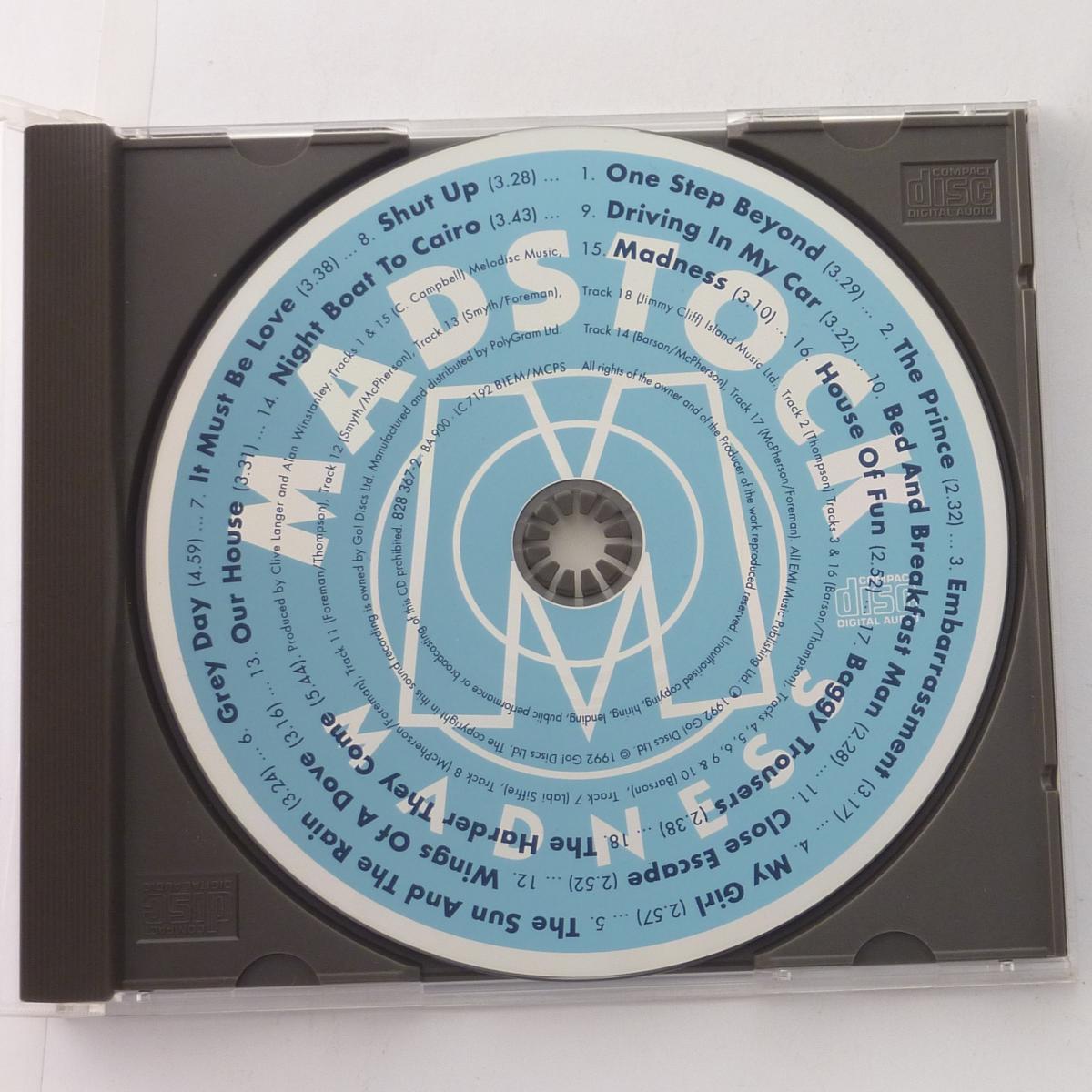 Madness Madstock! CD Album