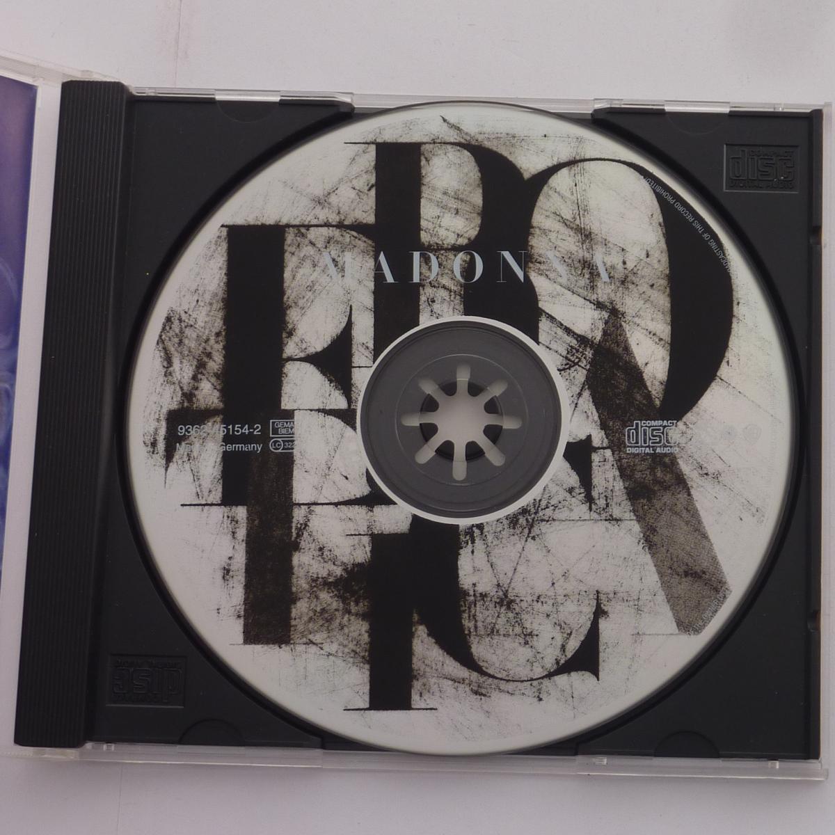 Madonna Erotica CD Album