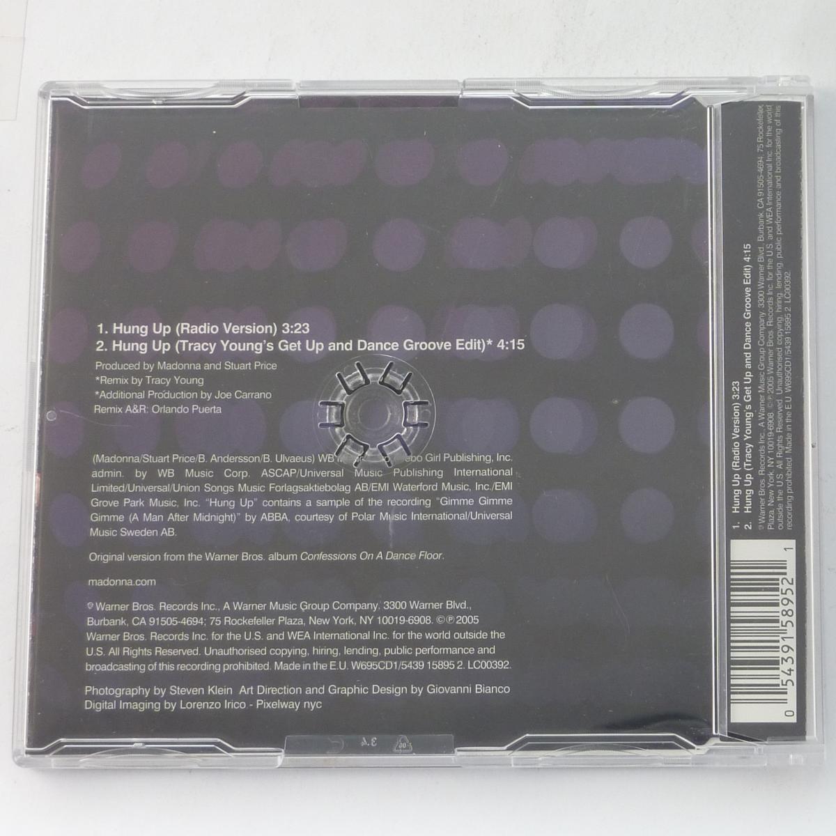 Madonna Hung Up CD Single CD1