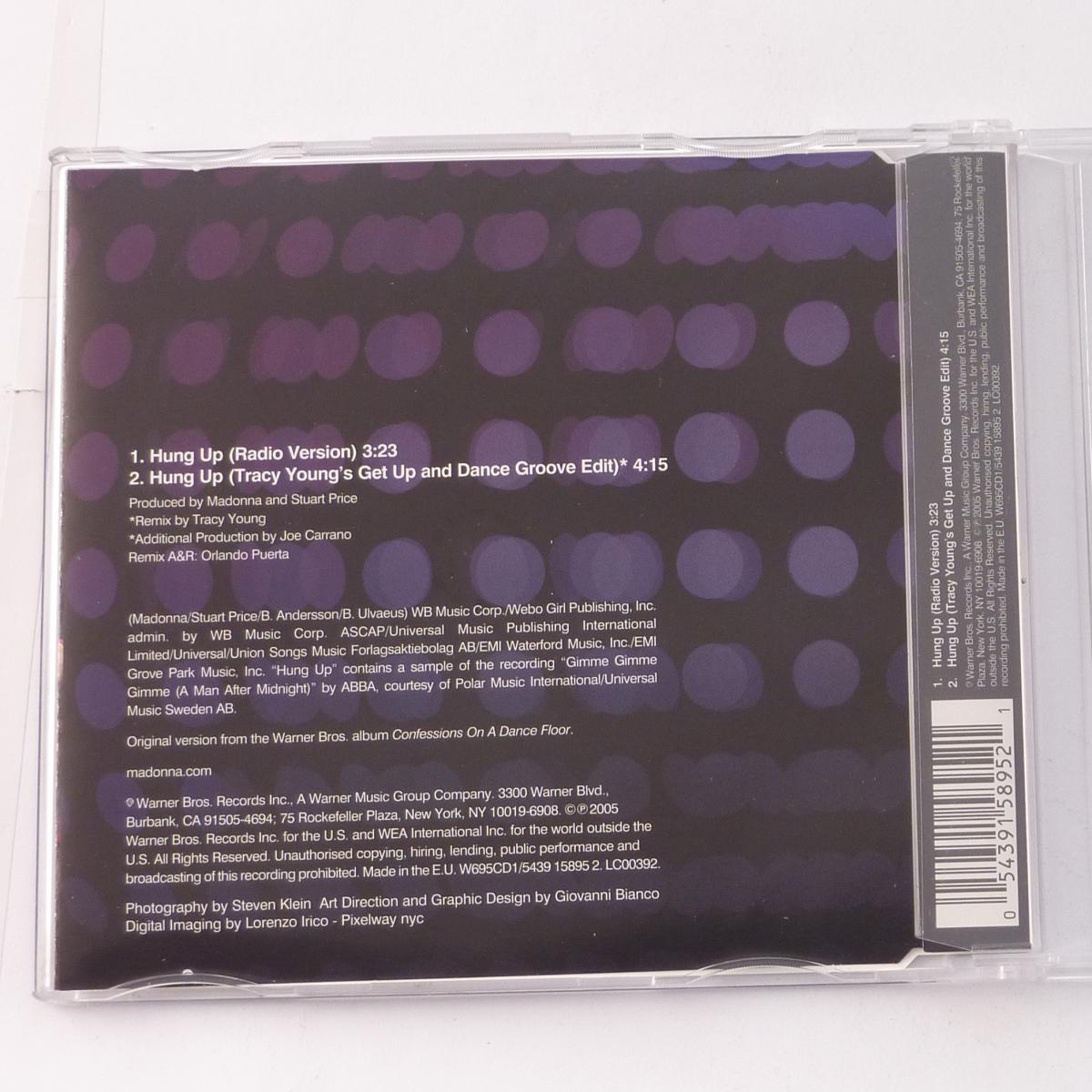 Madonna Hung Up CD Single CD1