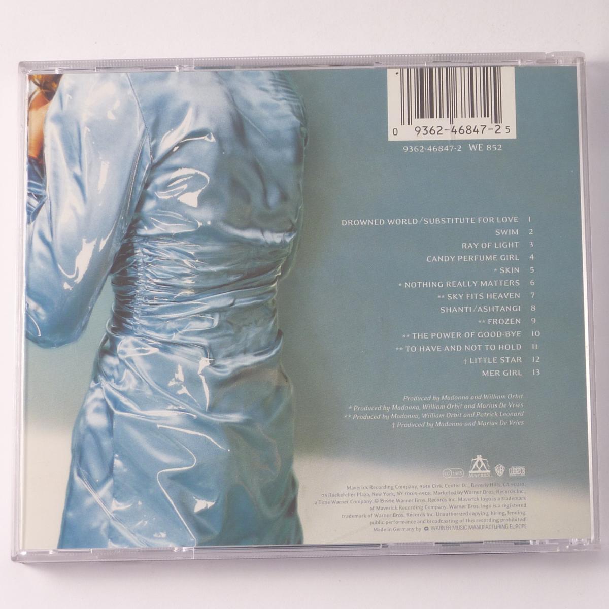 Madonna Ray Of Light CD Album