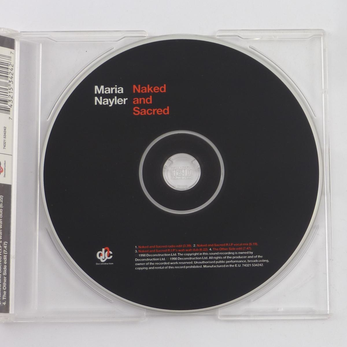 Maria Nayler Naked And Sacred CD Single