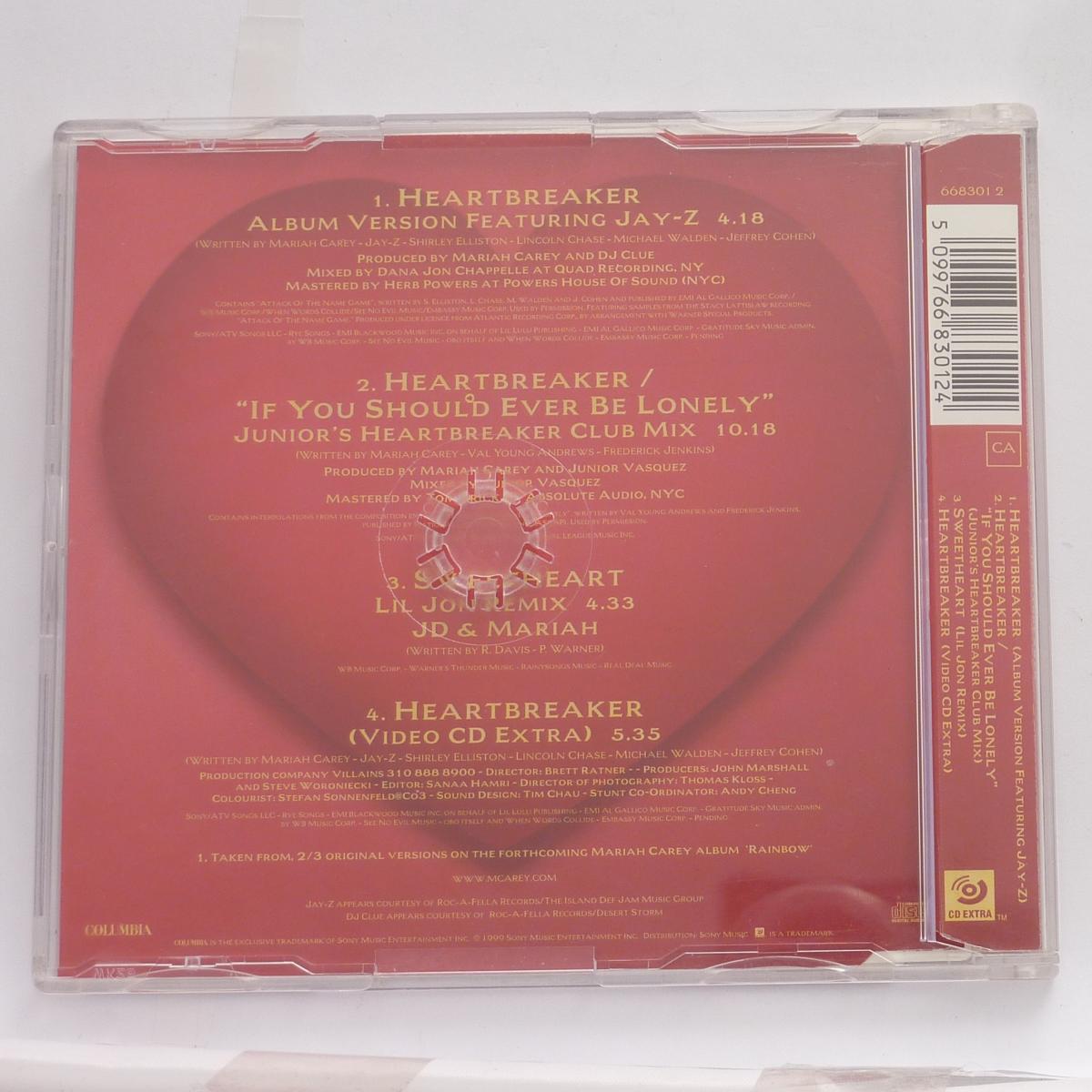 Mariah Heartbreaker CD Single Enhanced Stereo