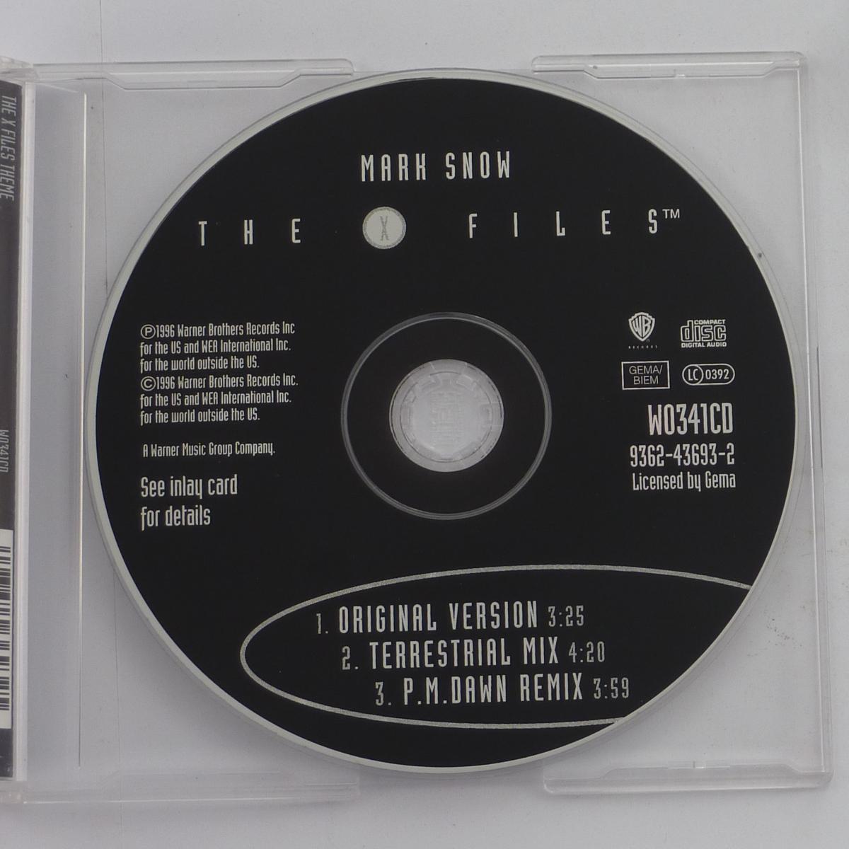 Mark Snow The X Files™ CD Maxi-Single