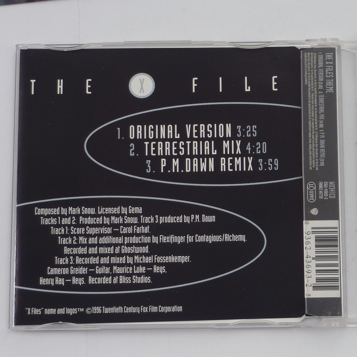 Mark Snow The X Files™ CD Maxi-Single