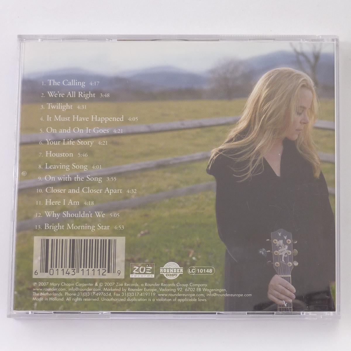 Mary Chapin Carpenter The Calling CD Album