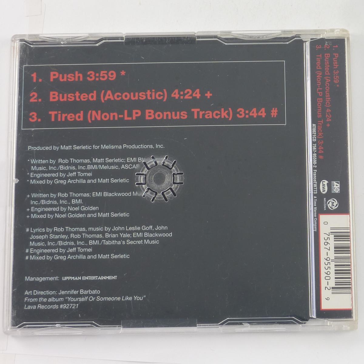 Matchbox 20 Push CD Single