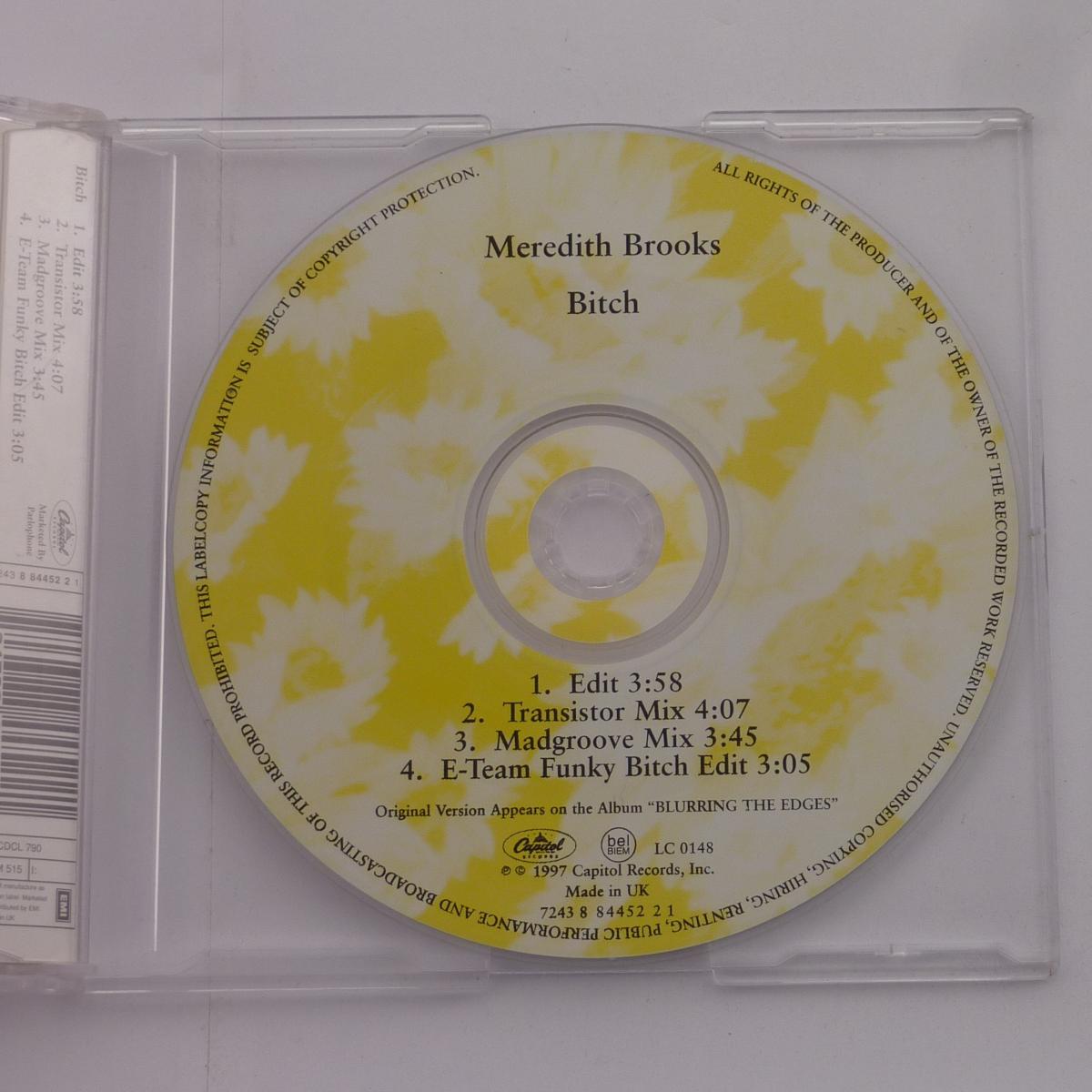 Meredith Brooks Bitch CD Single