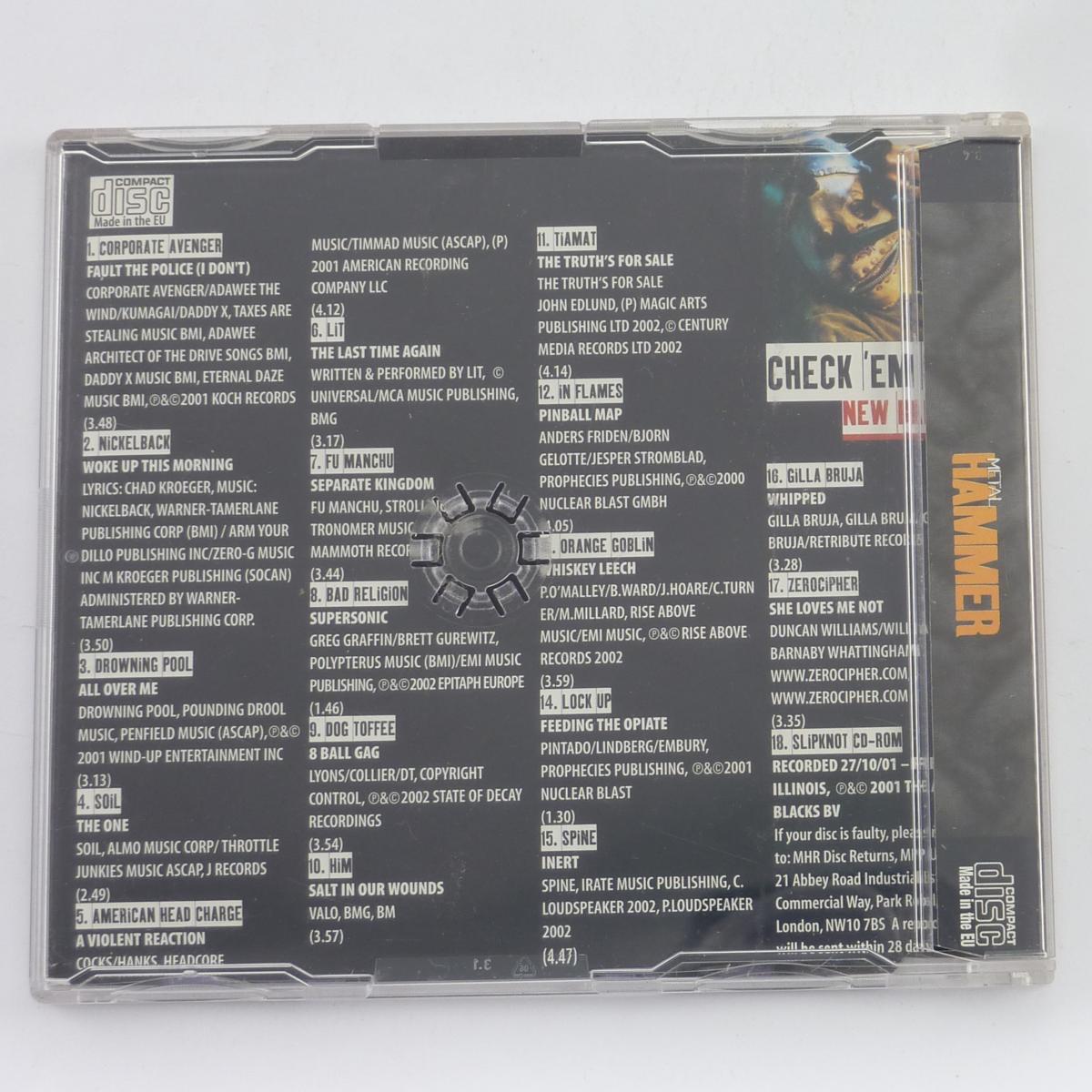 Metal Hammer Class Of 2002 CD Compilation