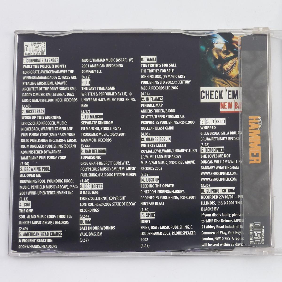 Metal Hammer Class Of 2002 CD Compilation