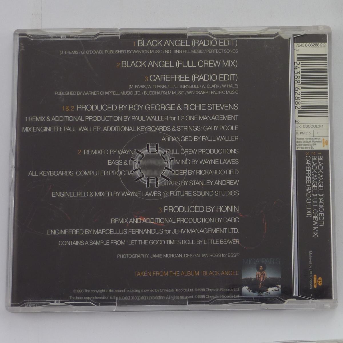 Mica Paris Black Angel CD Single