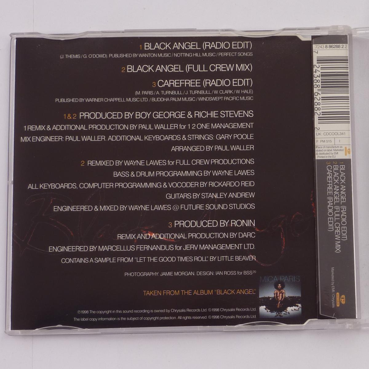 Mica Paris Black Angel CD Single