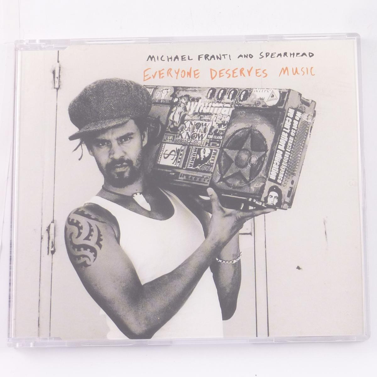 Michael Franti And Spearhead Everyone Deserves Music CD Single Limited Edition