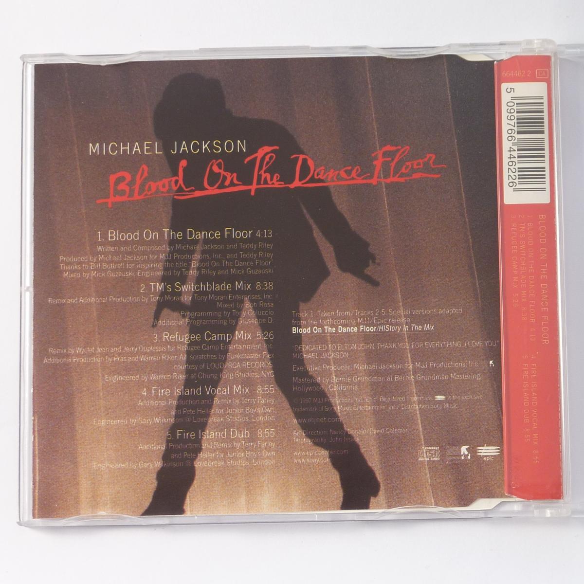 Michael Jackson Blood On The Dance Floor CD Single