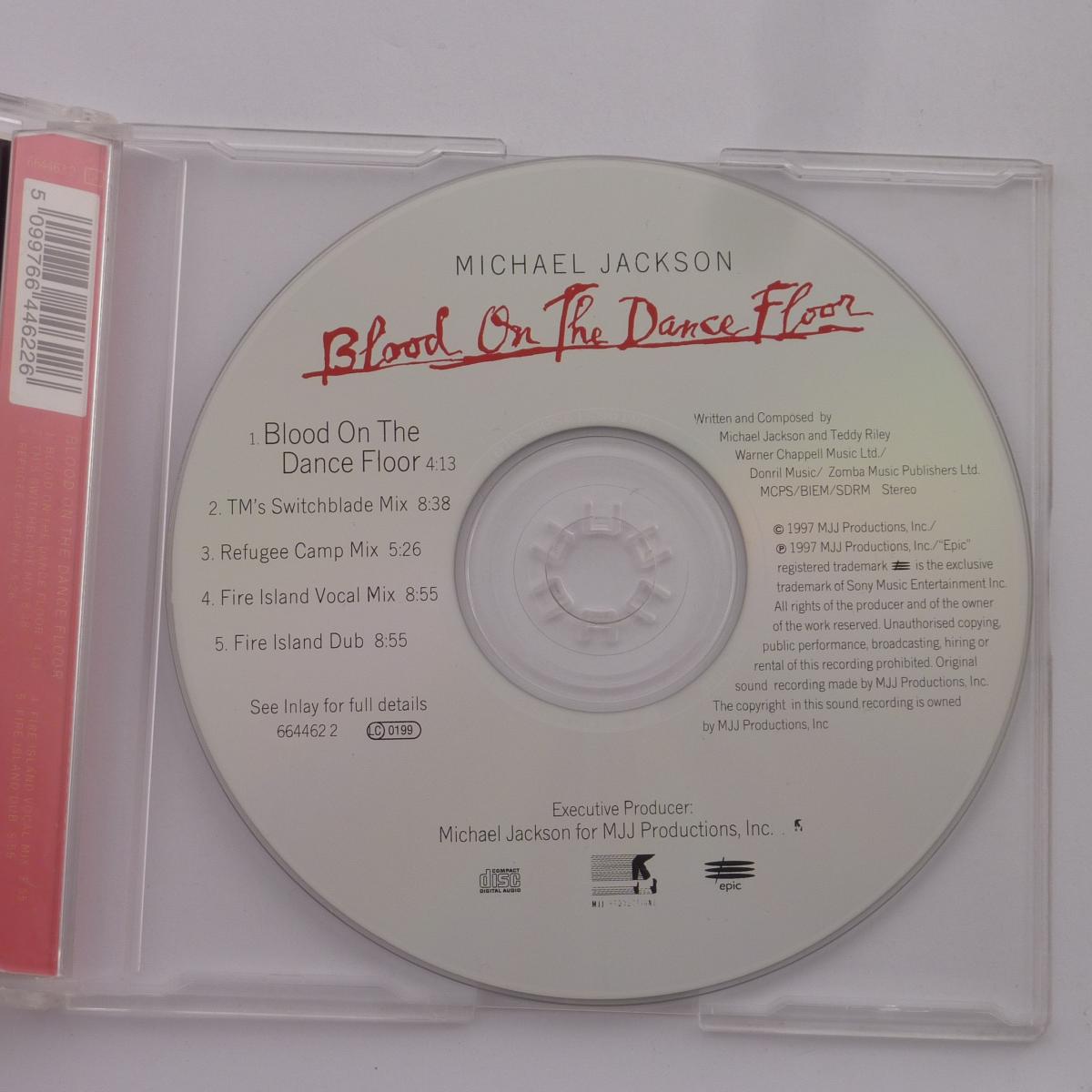 Michael Jackson Blood On The Dance Floor CD Single