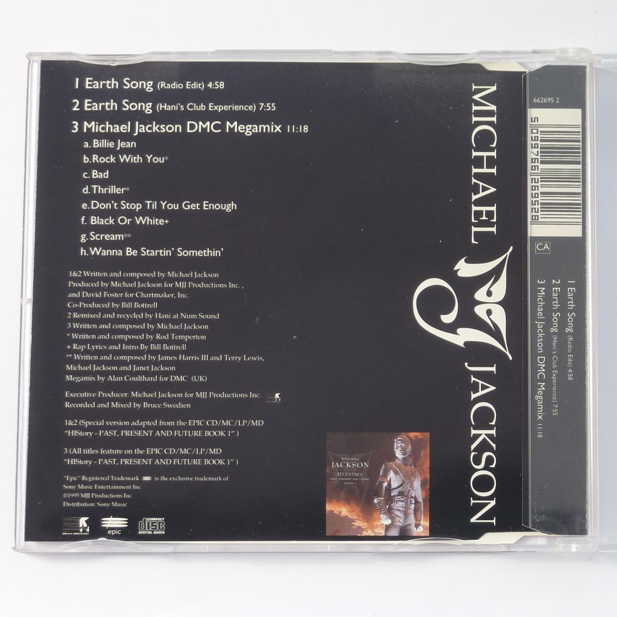 Michael Jackson Earth Song CD Single