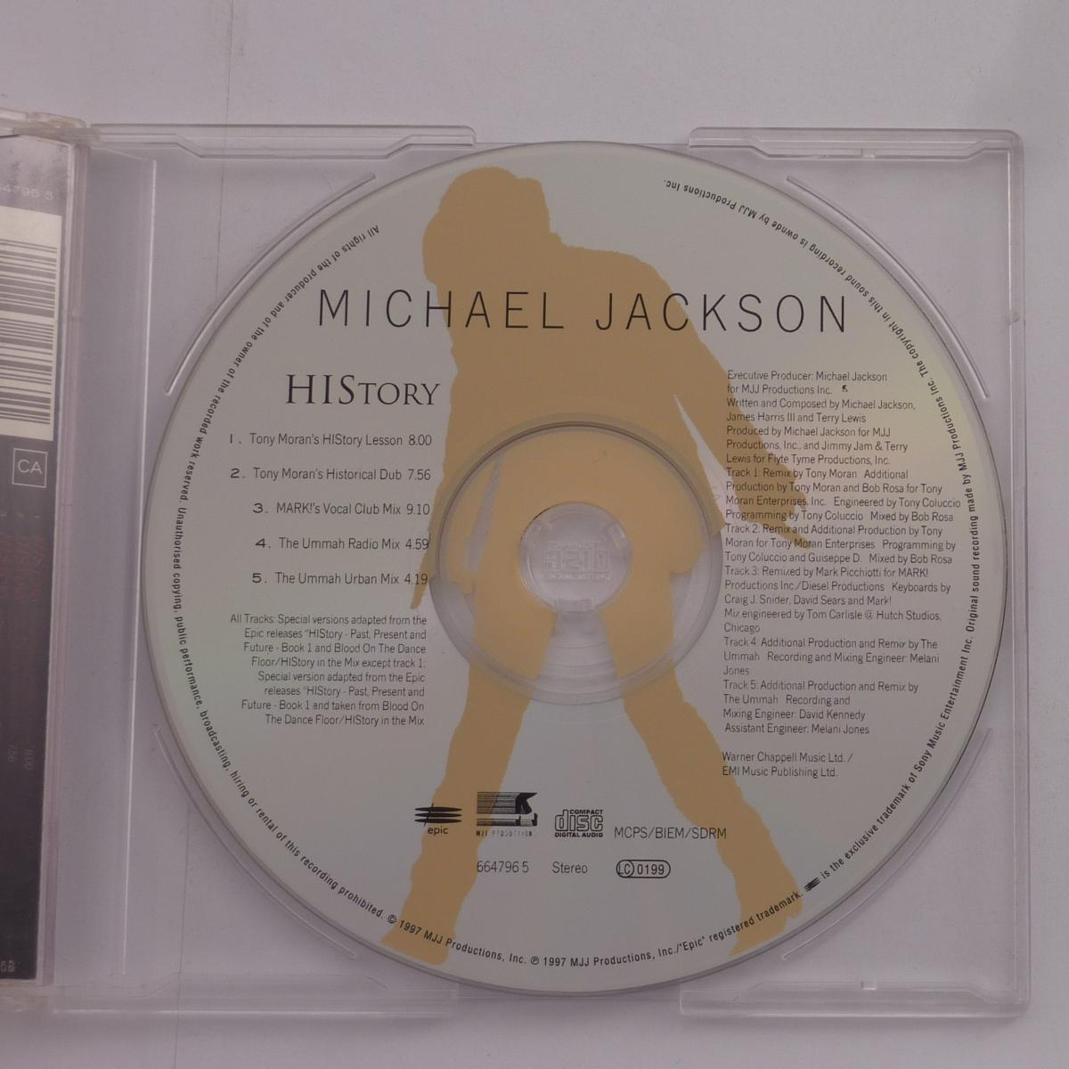 Michael Jackson HIStory CD Single CD2