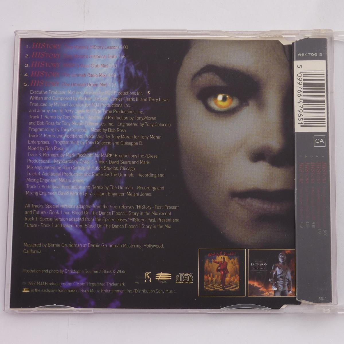 Michael Jackson HIStory CD Single CD2