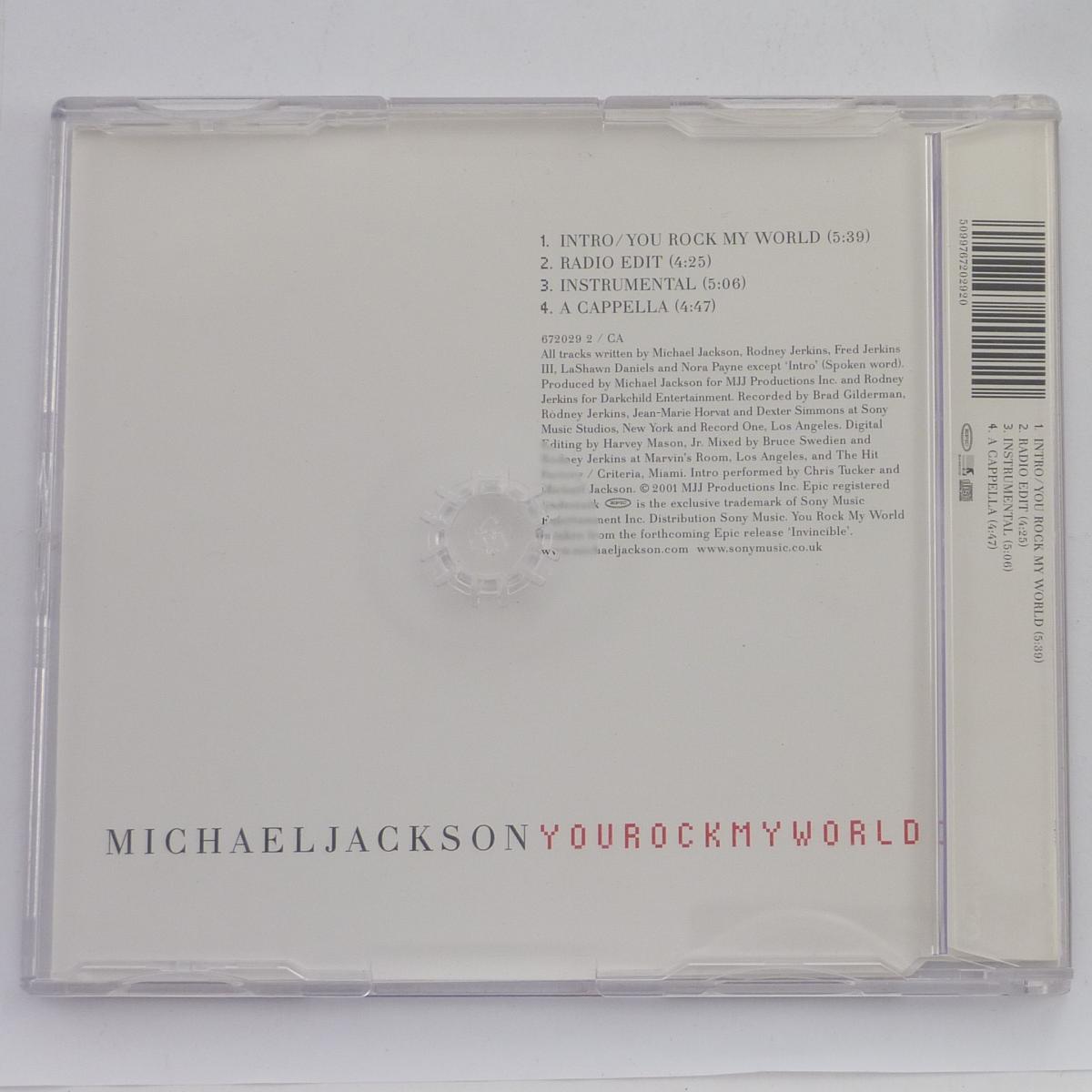 Michael Jackson You Rock My World CD Single