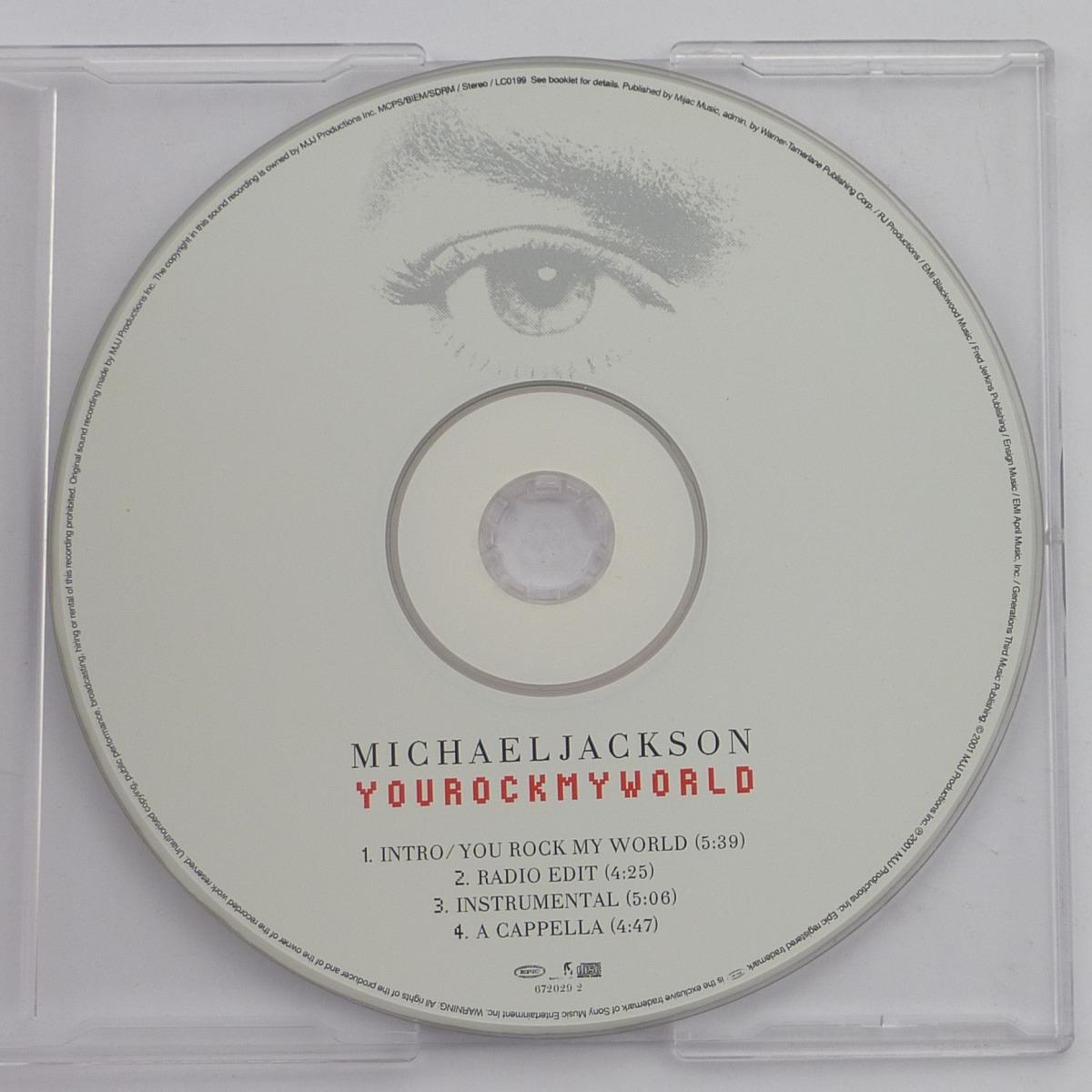 Michael Jackson You Rock My World CD Single