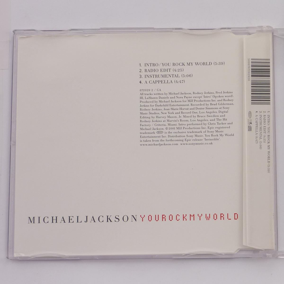 Michael Jackson You Rock My World CD Single