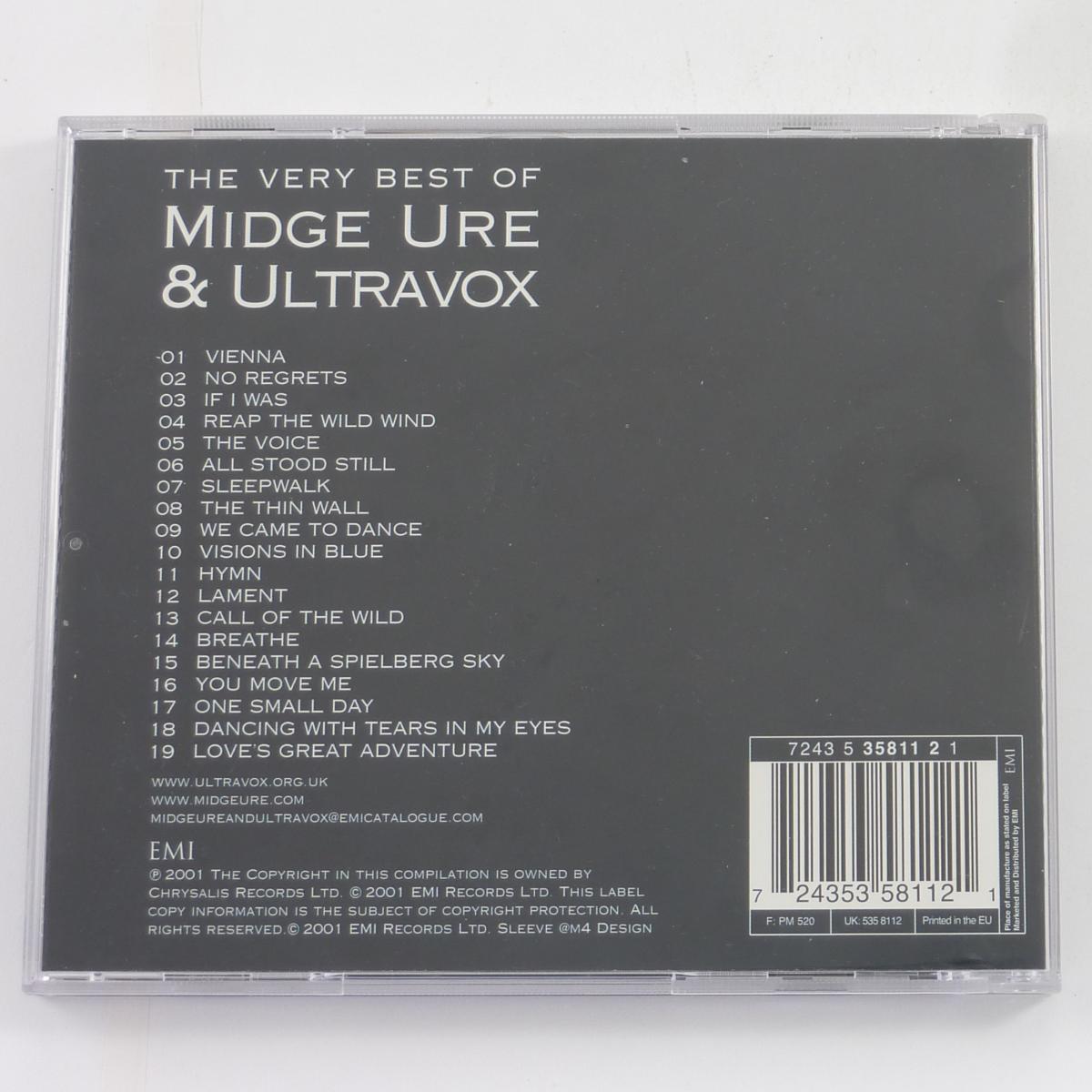 Midge Ure & Ultravox The Very Best Of Midge Ure & Ultravox CD Compilation