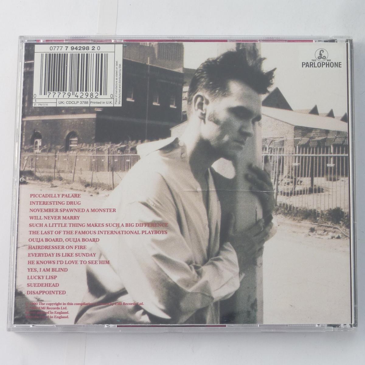 Morrissey Bona Drag CD Compilation Reissue