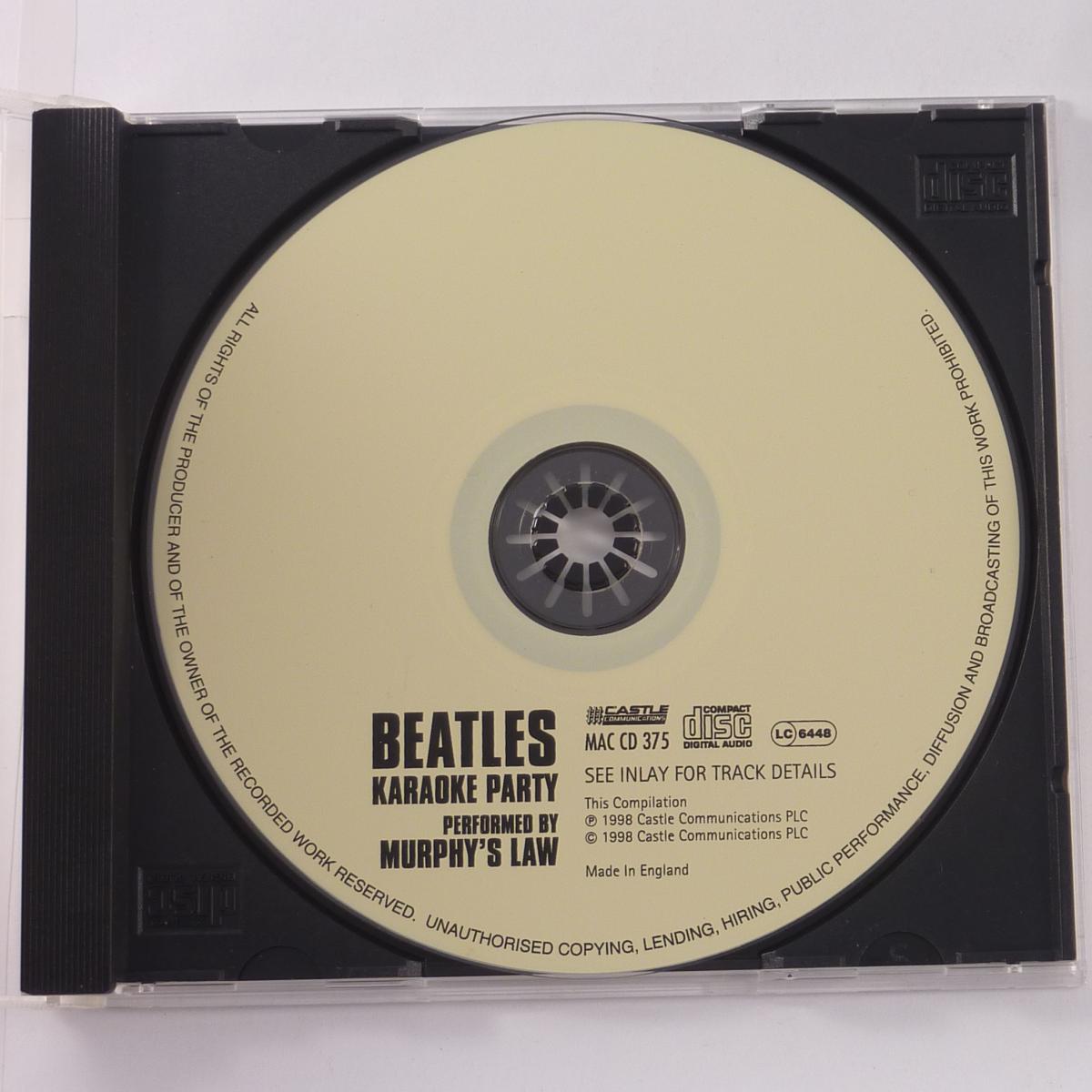 Murphy's Law The Beatles Karaoke CD Album