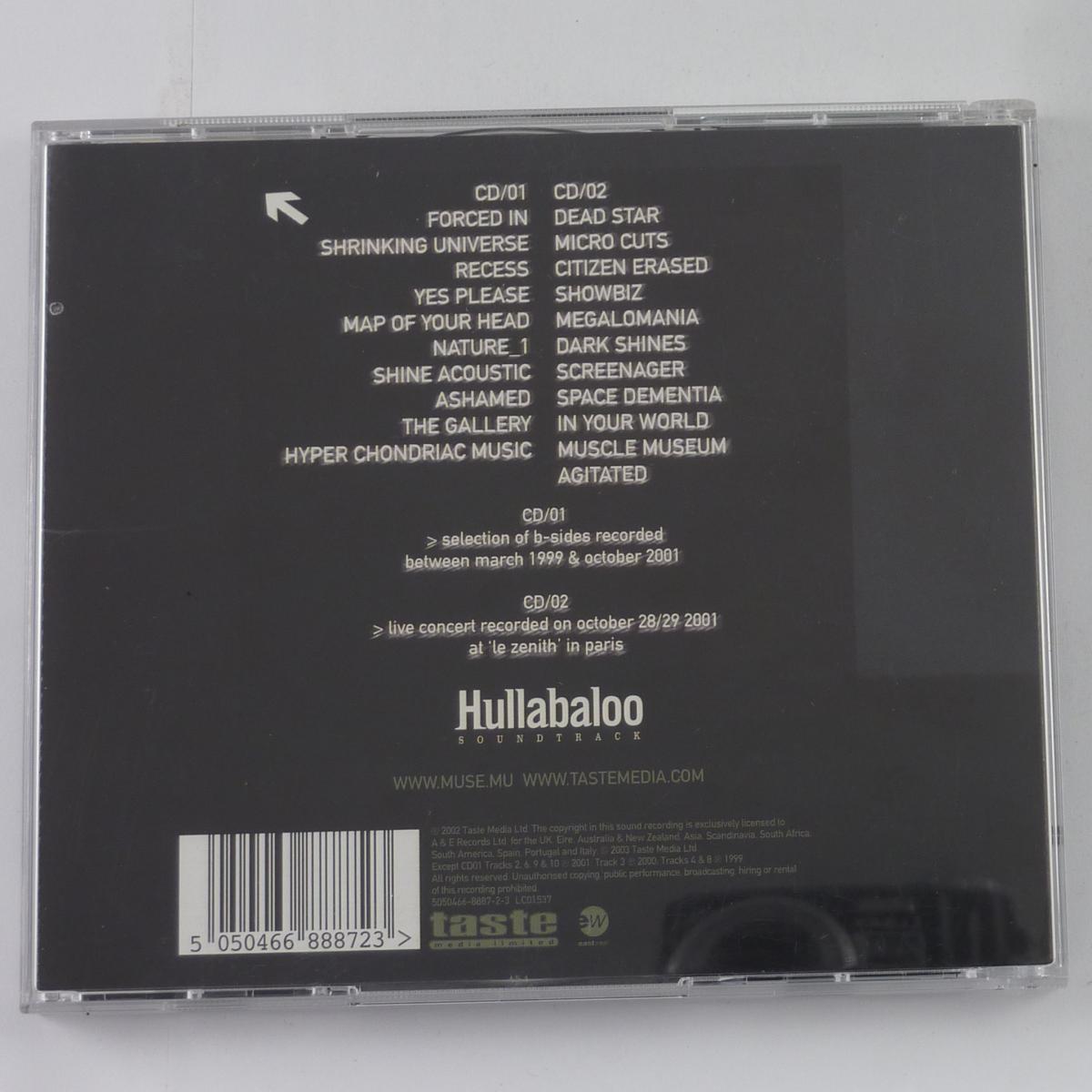 Muse Hullabaloo Soundtrack CD Compilation CD All Media Album Reissue