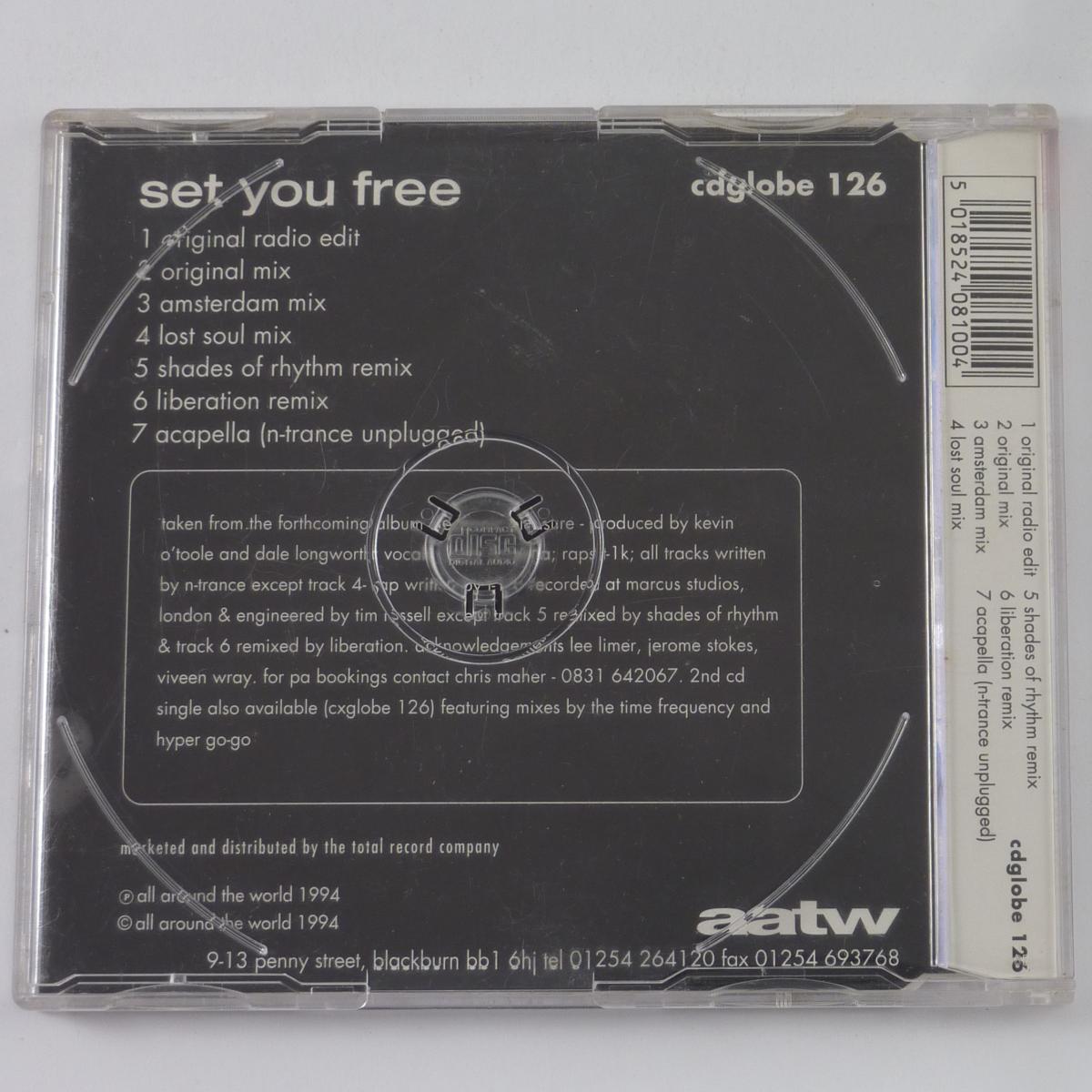 N-Trance Set You Free CD Single CD1