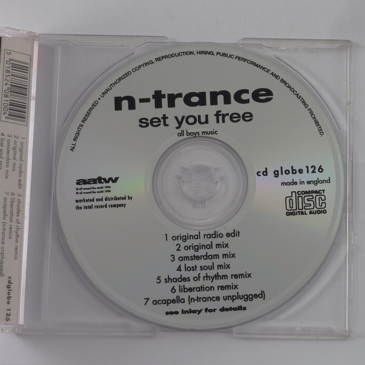 N-Trance Set You Free CD Single CD1