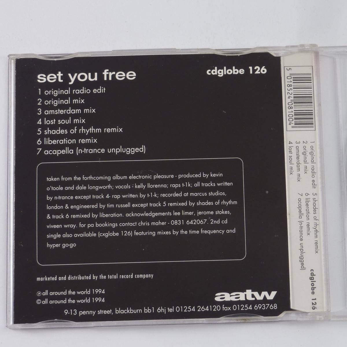 N-Trance Set You Free CD Single CD1