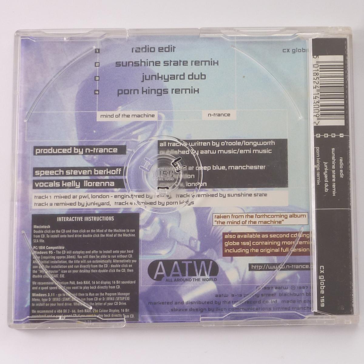 N-Trance The Mind Of The Machine CD Single Enhanced CD2