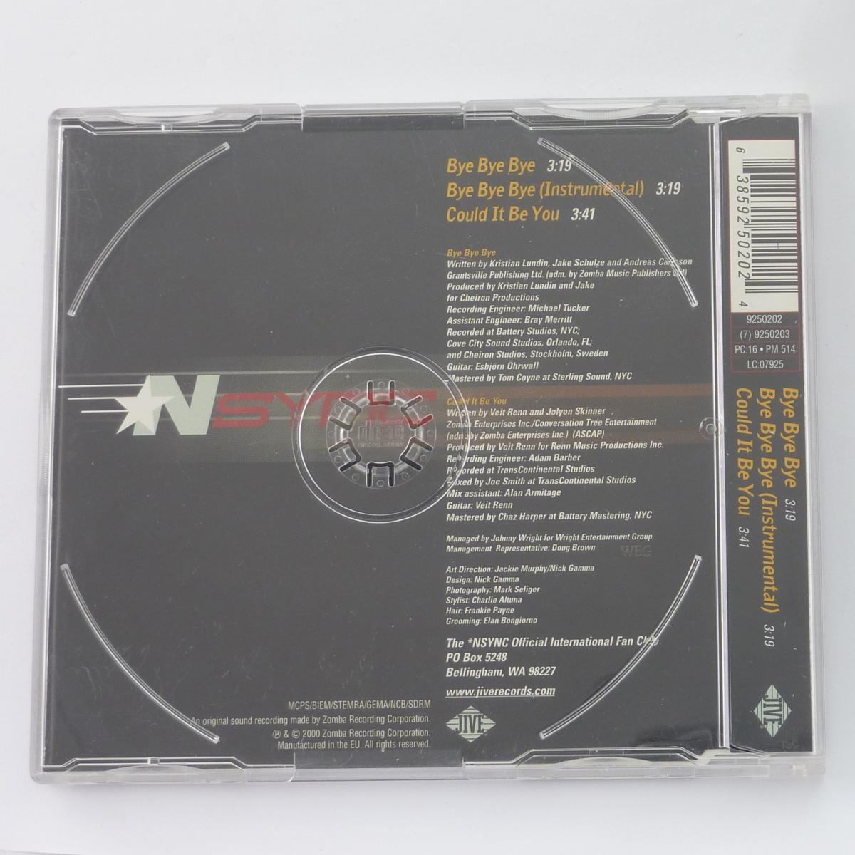 NSYNC Bye Bye Bye CD Single