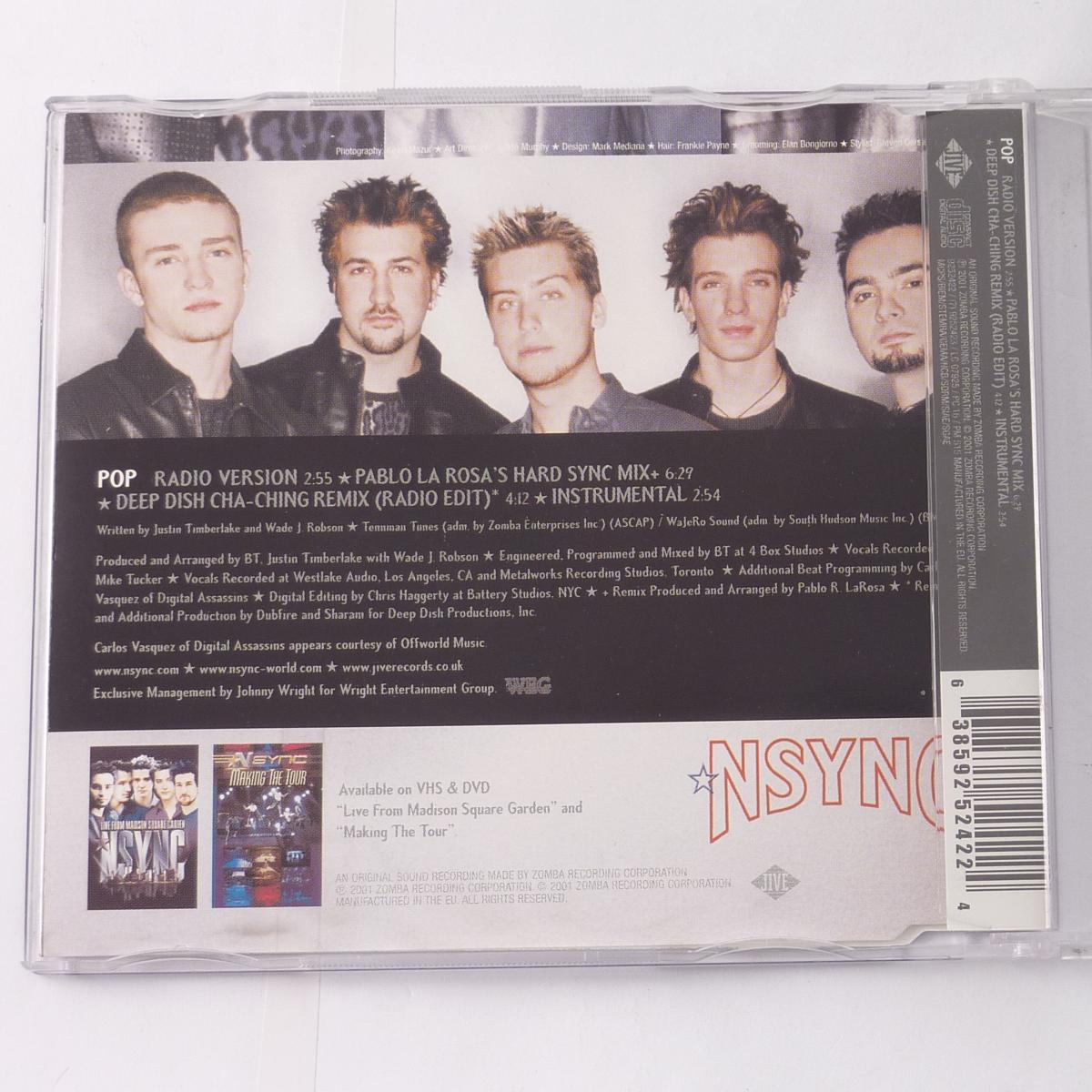 NSYNC Pop CD Single