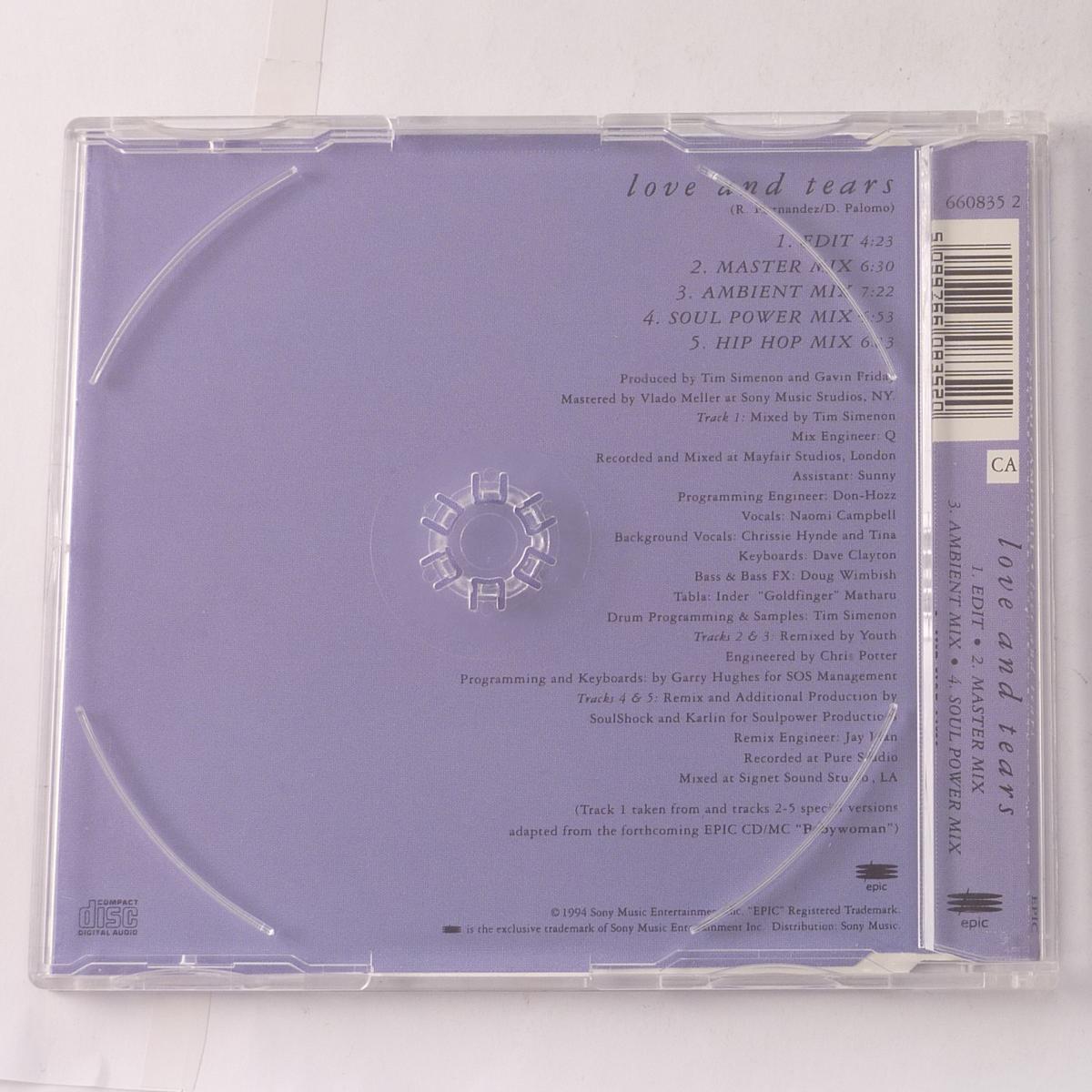 Naomi Campbell Love And Tears CD Maxi-Single