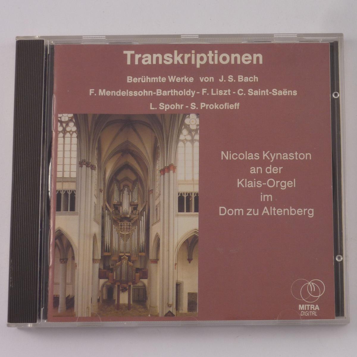 Nicolas Kynaston Transkriptionen CD Album DDD