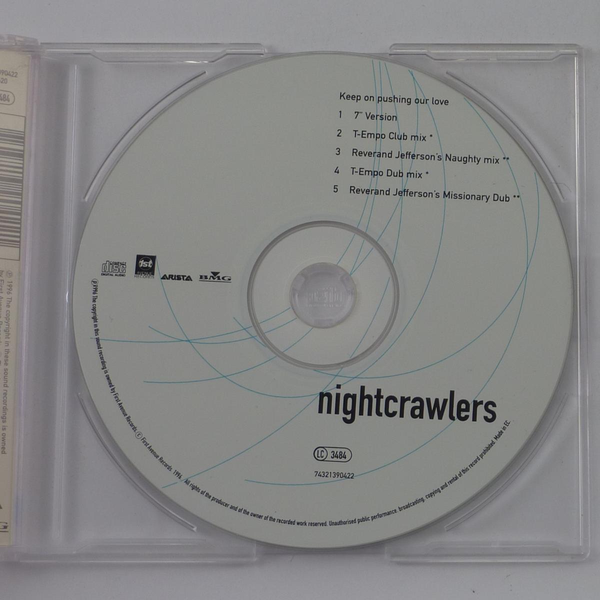 Nightcrawlers Featuring John Reid And Alysha Warren Keep On Pushing Our Love CD Maxi-Single