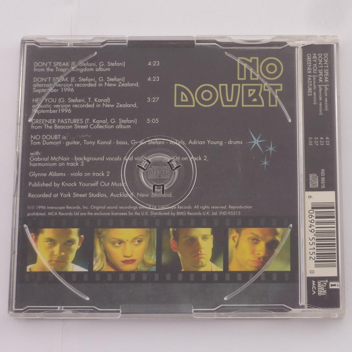 No Doubt Don't Speak CD Single