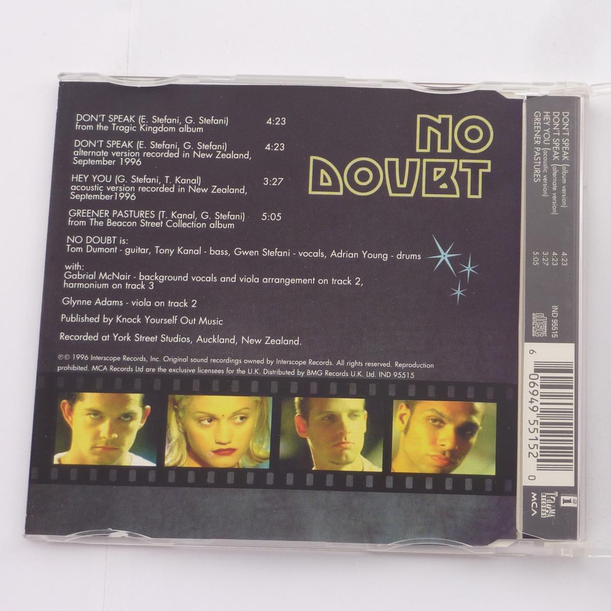 No Doubt Don't Speak CD Single